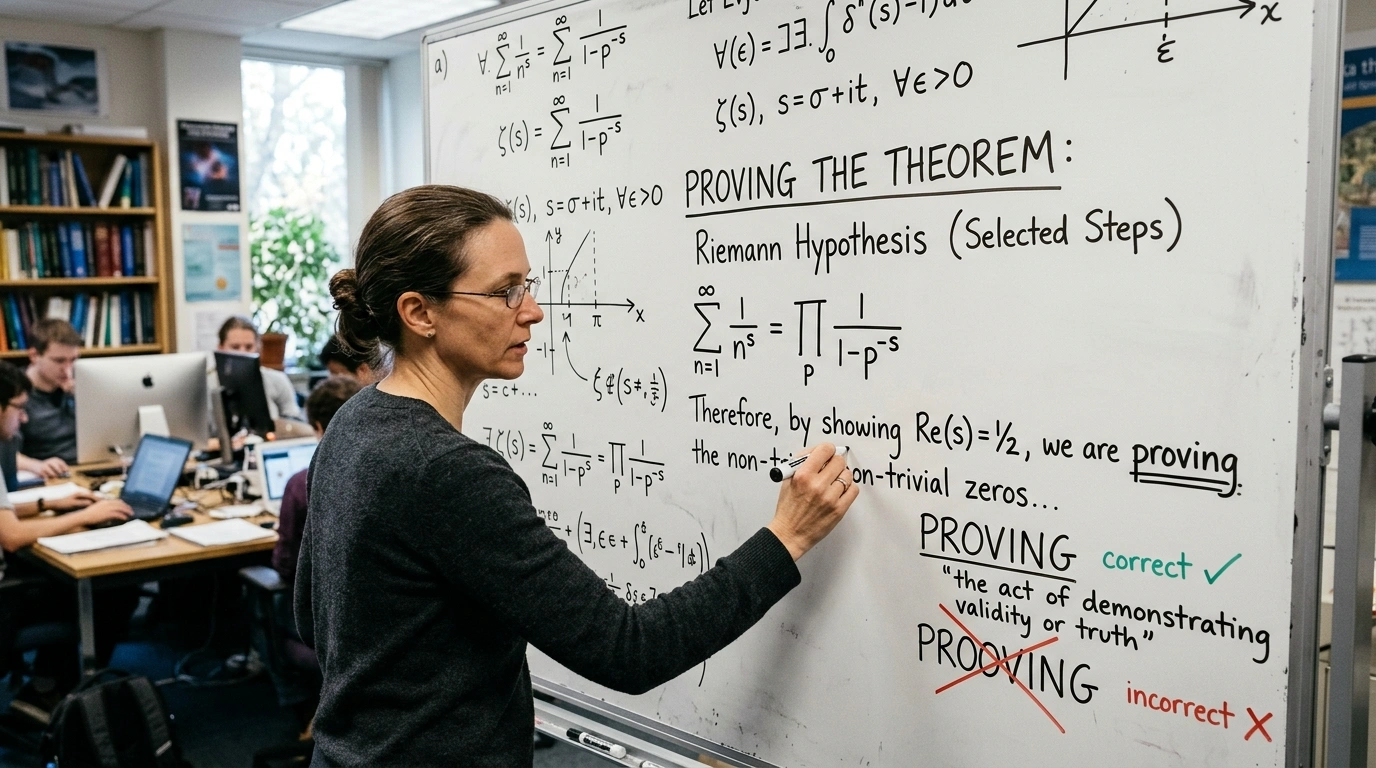 Key Differences Between Proving or Prooving