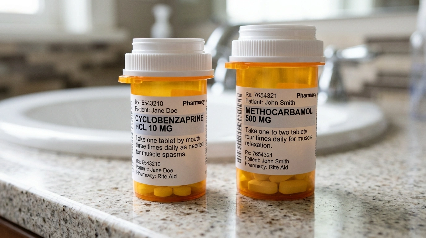 Methocarbamol or Flexeril for Muscle Spasms