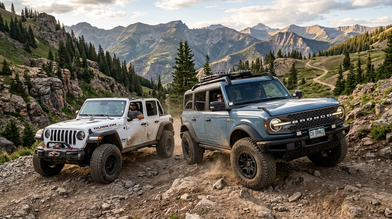 Wrangler or Bronco Comparison Table