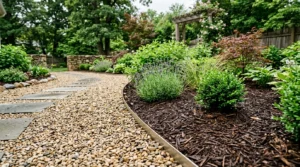 mulch or gravel